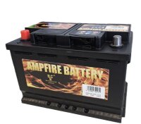 AMPFIRE E12 Starterbatterie 12V 70 AH 640A "PLUSPOL LINKS"