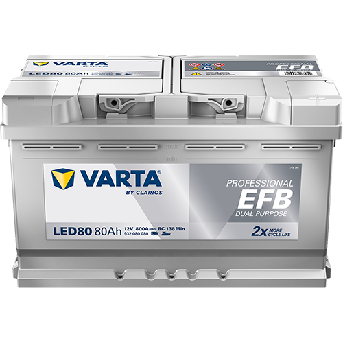 Varta LED80 - DUAL Purpose Professionla EFB 12V / 80Ah / 800A