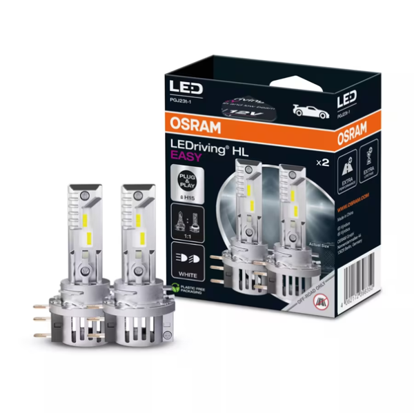 OSRAM LEDriving HL EASY H15 COOL WHITE 6000